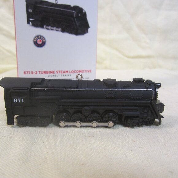 2017 HALLMARK KEEPSAKE, 671 S-2 TURBINE STEAM LOCOMOTIVE, ORNAMENT $14 Details C - Picture 3 of 8